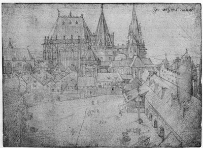 Der Dom in Aachen von Albrecht Dürer